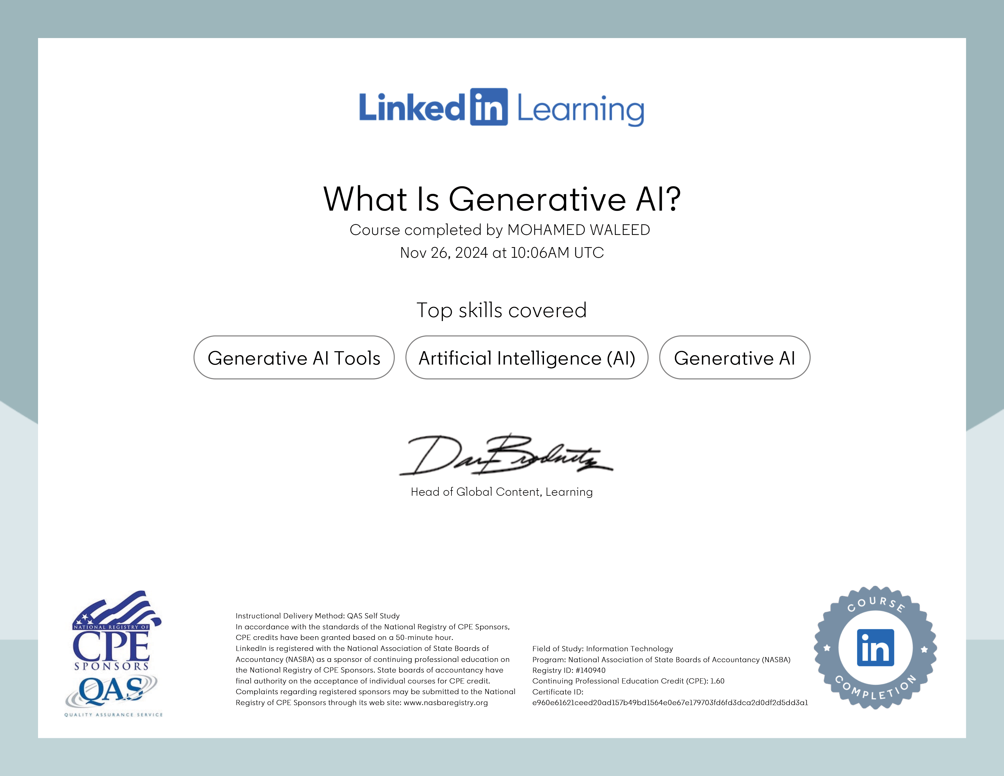 Certificate 3